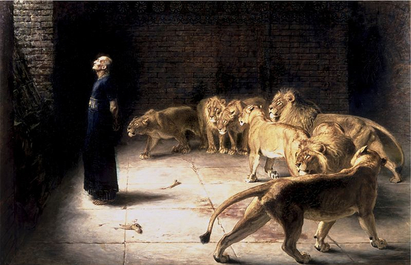 Briton Riviere   Daniel s Answer to the King  Manchester Art Gallery 