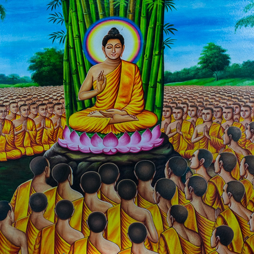 Buddha som munk