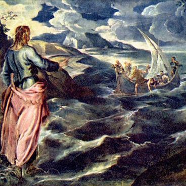 Jesus går på vandet
